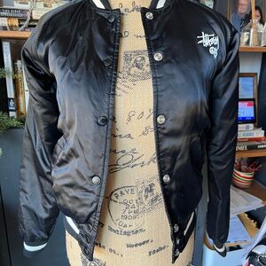 Stussy Black Bomber Jacket “GIRLS”